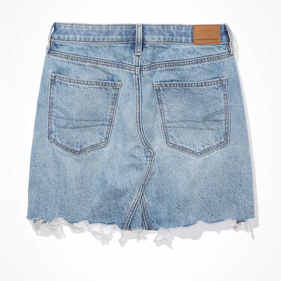 NWT AE Denim A-Line Mini Skirt - Picture 2 of 2
